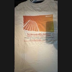 Vintage Microsoft Office Promo T Shirt Size XL
